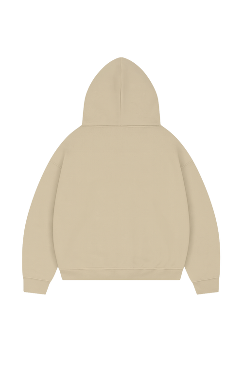 HOODIE — Cropped Hoodie Cream