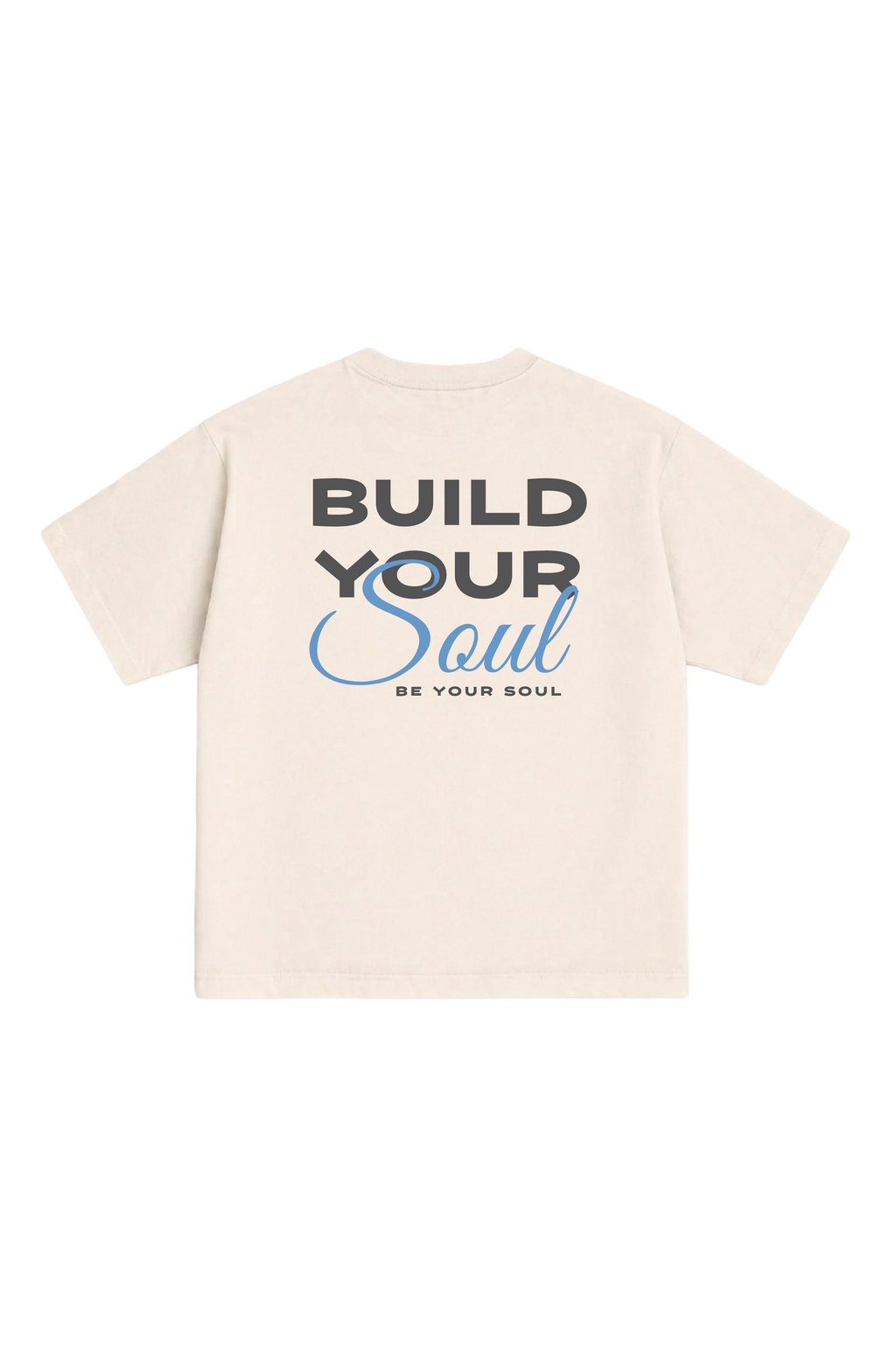 Boxy shirt "BE YOUR SOUL"